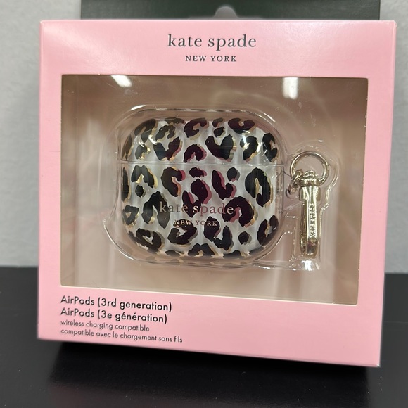 kate spade Other - Kate Spade AirPods case 3rd generation city leopard